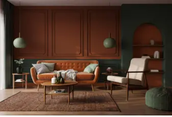 sofa and chairs in home this is design development
